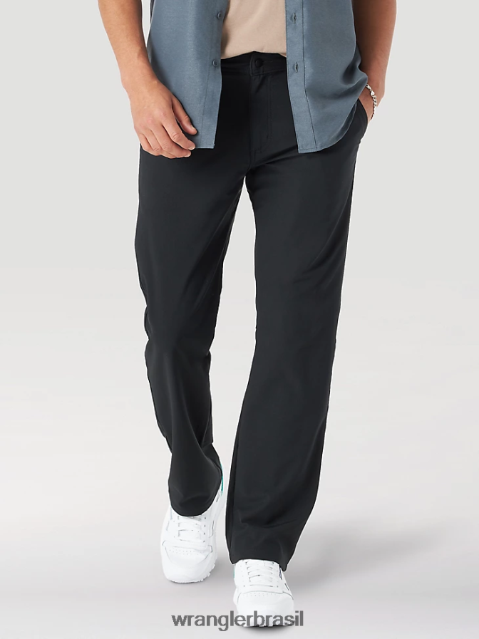 Wrangler atg fwds chino preto azeviche (ns818jb) homens roupas 00LN6N257
