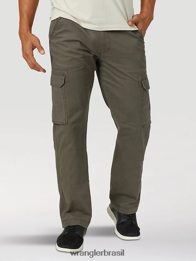 Wrangler calça cargo azeitona monótona (mgw90od) homens roupas 00LN6N215