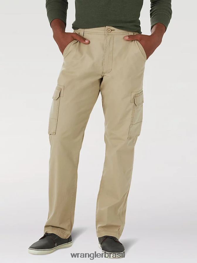Wrangler calça cargo cáqui (10mgw90kh) homens roupas 00LN6N212