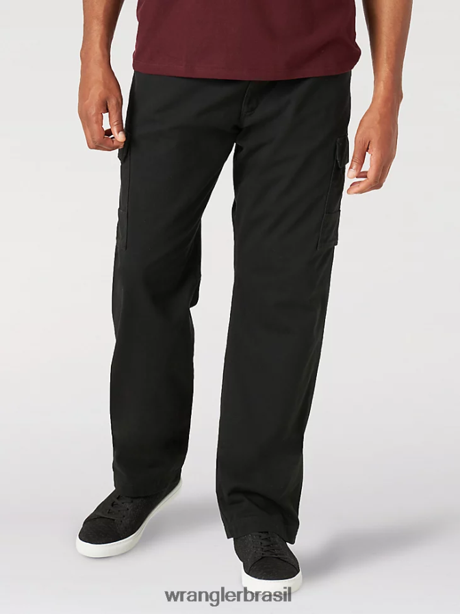 Wrangler calça cargo preto (mgw90bk) homens roupas 00LN6N217