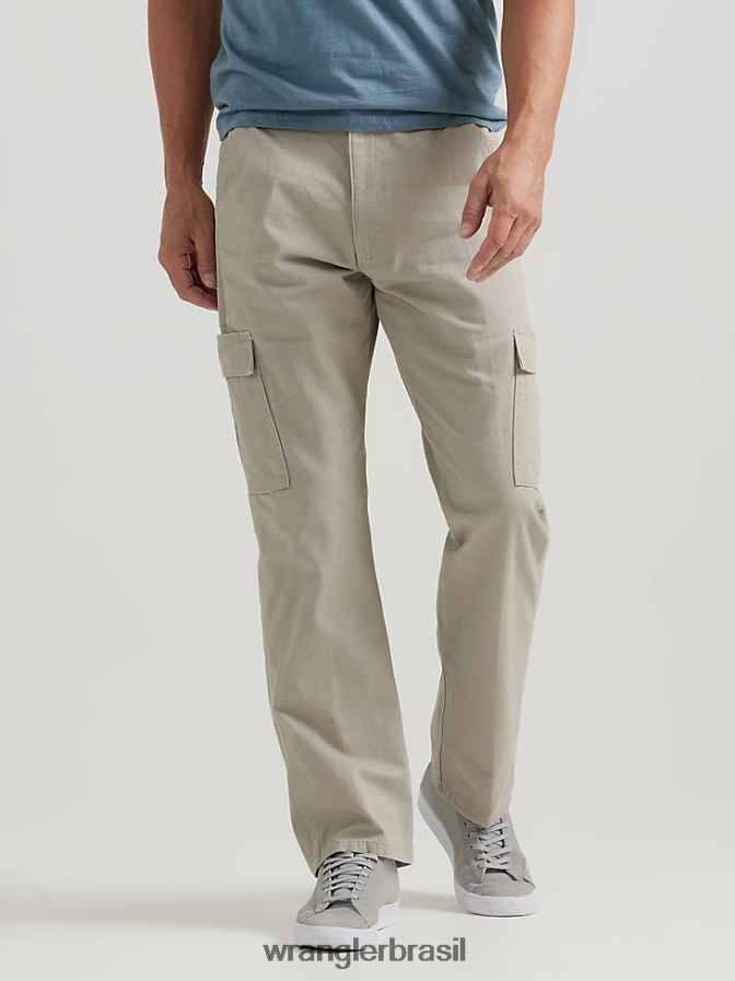 Wrangler calça cargo relaxada autêntica pó cáqui (10zm6lgkd) homens roupas 00LN6N241