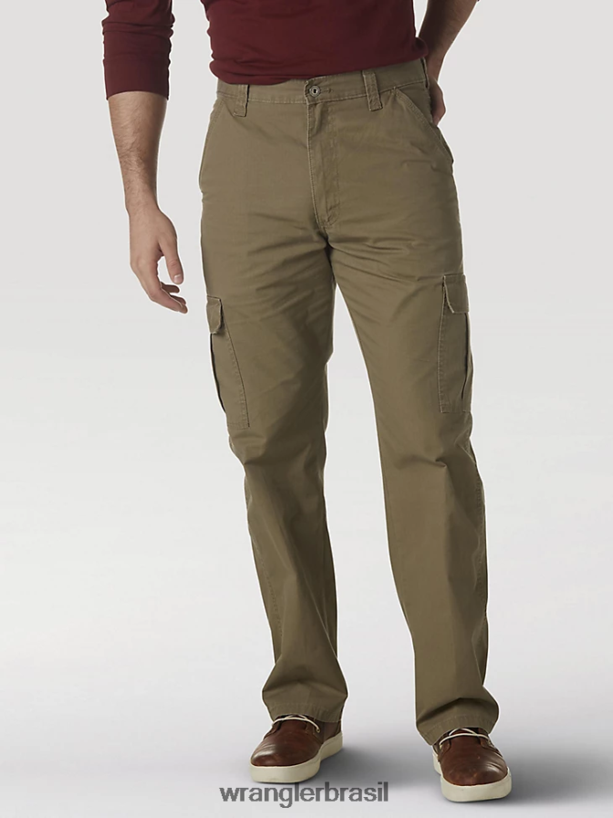Wrangler calça cargo ripstop cevada (70l3wml) homens roupas 00LN6N236
