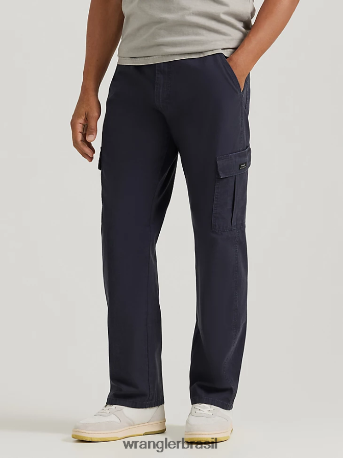 Wrangler calça cargo ripstop marinha (70l3wnv) homens roupas 00LN6N237