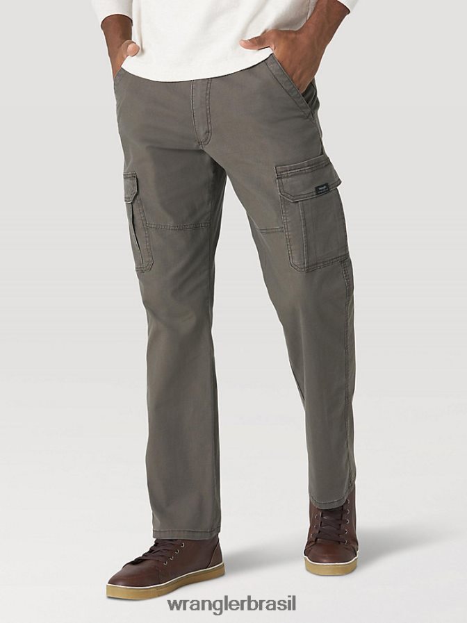 Wrangler calça cargo stretch relaxada autêntica azeitona monótona (10zm7abod) homens roupas 00LN6N230