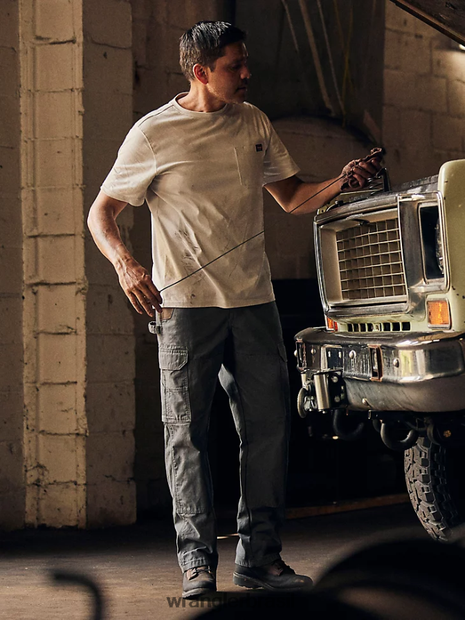 Wrangler calça ranger de trabalho grafite (10wmwr1gr) homens roupas 00LN6N682