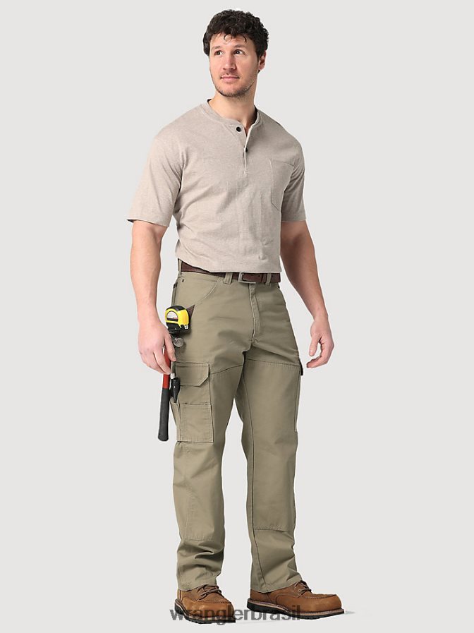 Wrangler calça ranger de trabalho latido (10wmwr1br) homens roupas 00LN6N687