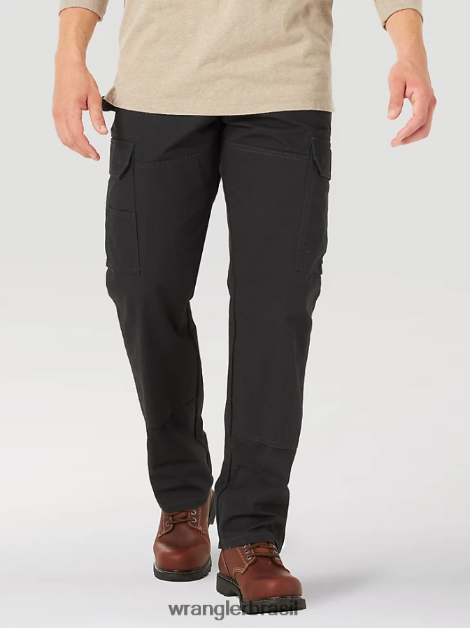 Wrangler calça ranger de trabalho preto (10wmwr1bl) homens roupas 00LN6N681