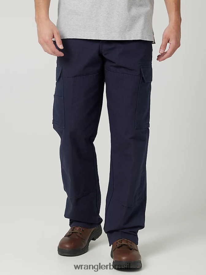 Wrangler calça ranger de trabalho safira escura (112327490) homens roupas 00LN6N683