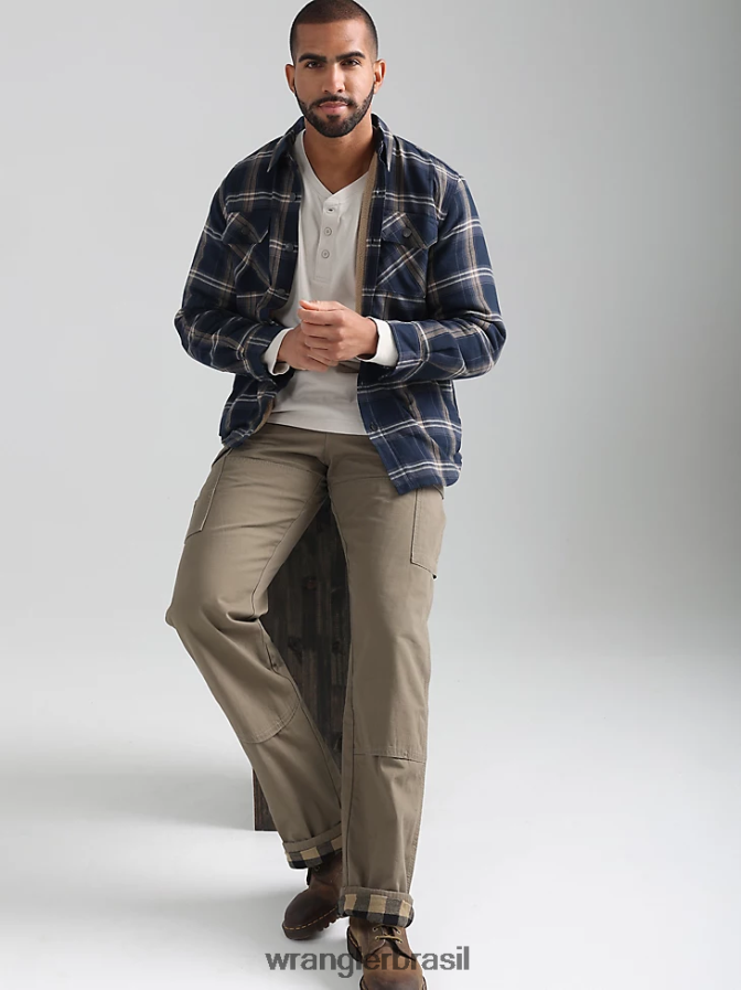Wrangler calça riggs workwear forrada com ripstop ranger casca (3w065br) homens roupas 00LN6N678