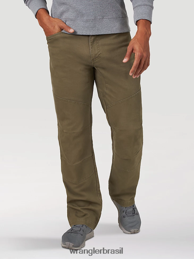 Wrangler calça utilitária reforçada atg tartaruga marinha (ns857sr) homens roupas 00LN6N626