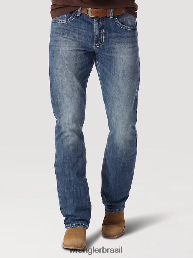 Wrangler 20x não. Calça jeans bootcut 42 vintage azul claro (42mwxlb) homens roupas 00LN6N18