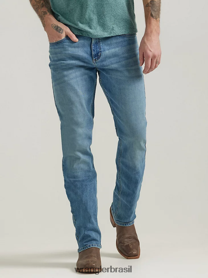 Wrangler 20x não. Calça jeans reta 44 slim fit espora quebrada (112330346) homens roupas 00LN6N57