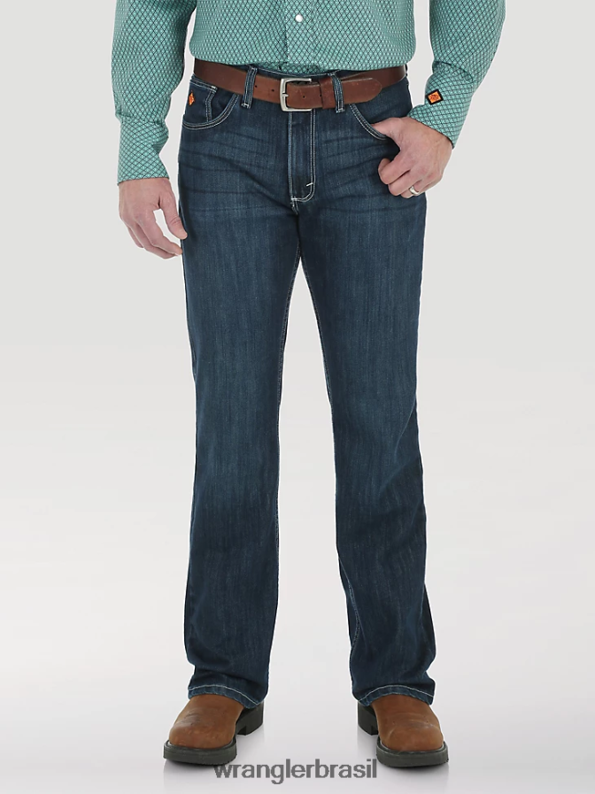 Wrangler Calça jeans vintage resistente a chamas 20x fr lavagem com enxágue (10fr42mwr) homens roupas 00LN6N107