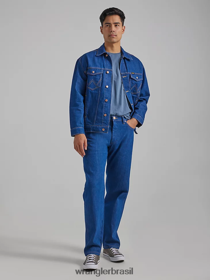 Wrangler calça jeans Heritage Frontier azul (112335469) homens roupas 00LN6N62