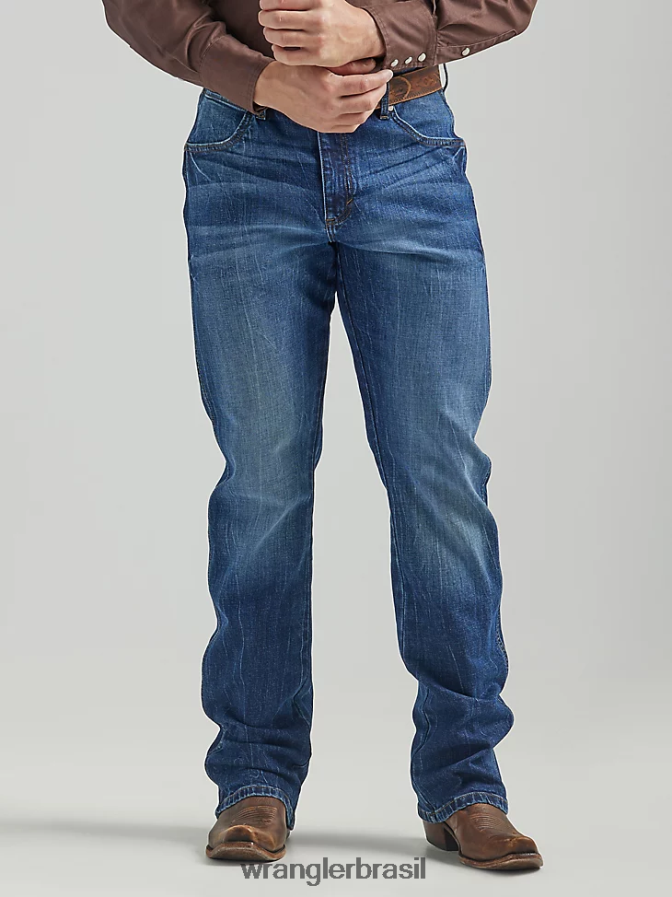 Wrangler calça jeans bootcut retrô relaxada elmont (112325785) homens roupas 00LN6N44