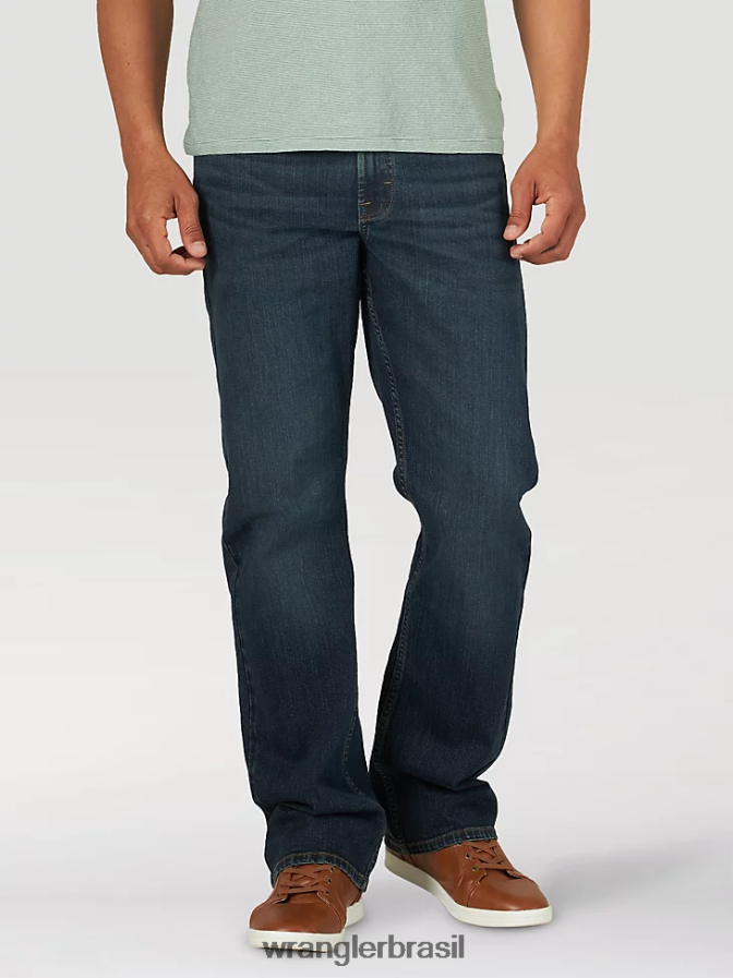 Wrangler calça jeans cinco estrelas premium flex relaxada fit bootcut Huxley (112316407) homens roupas 00LN6N99
