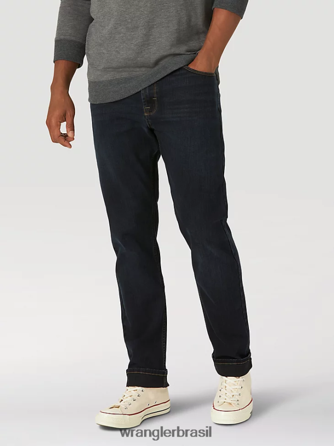 Wrangler calça jeans cinco estrelas premium porto escuro (95stwdh) homens roupas 00LN6N96