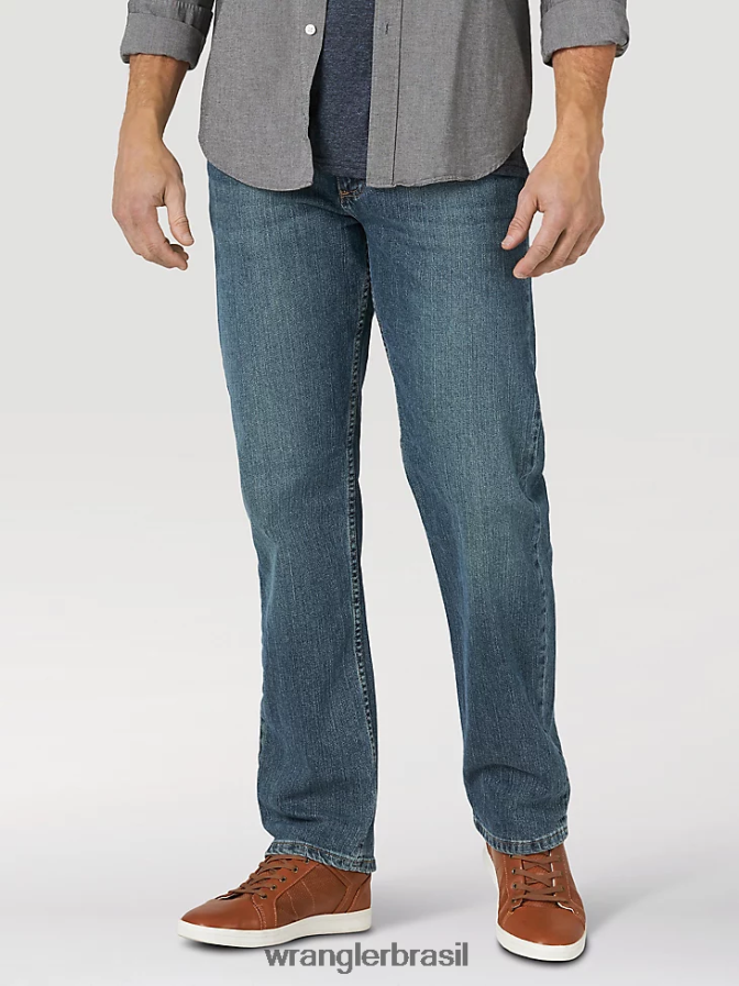 Wrangler calça jeans flex relaxada tonalidade cinza (mgw15gt) homens roupas 00LN6N171