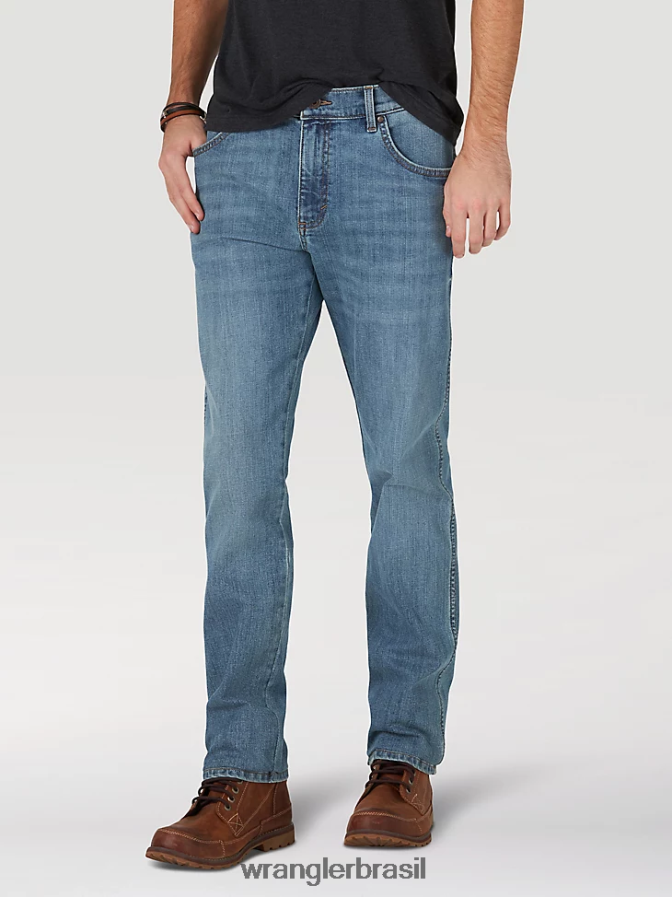 Wrangler calça jeans reta e justa trama (mgw88wf) homens roupas 00LN6N180