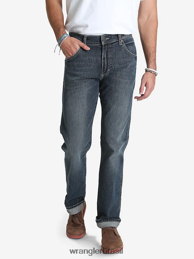Wrangler calça jeans retrô slim fit com perna reta Jerônimo (88mwzjm) homens roupas 00LN6N32