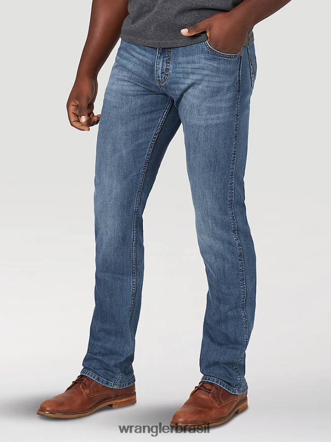 Wrangler calça jeans retrô slim fit com perna reta daniels (88mwzdn) homens roupas 00LN6N35