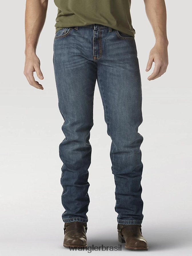 Wrangler calça jeans retrô slim fit com perna reta topo rochoso (88mwzrt) homens roupas 00LN6N33