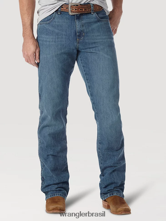 Wrangler calça jeans retrô slim fit desgastado (77mwzwo) homens roupas 00LN6N9