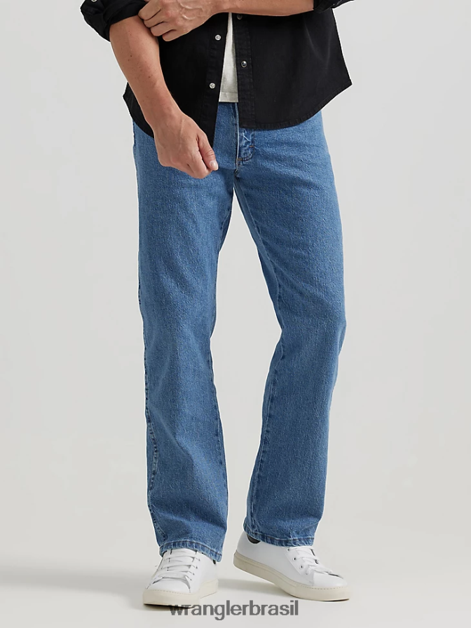 Wrangler série de soluções de conforto jeans com ajuste confortável flexível leve (855waql) homens roupas 00LN6N110