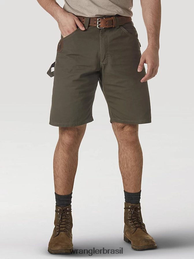 Wrangler Riggs Workwear Carpenter Shorts loden (3w320ld) homens roupas 00LN6N545