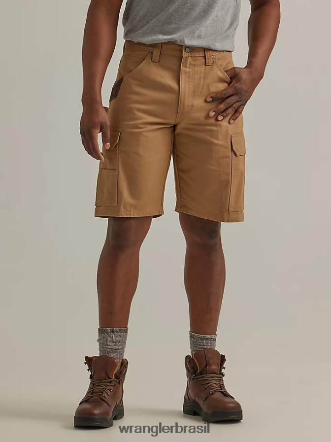 Wrangler roupa de trabalho ranger cargo curta couro cru (112337579) homens roupas 00LN6N601