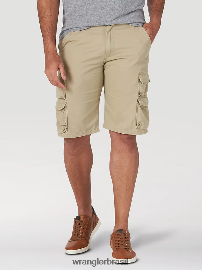 Wrangler short cargo autêntico camelo (10zm6bsca) homens roupas 00LN6N577