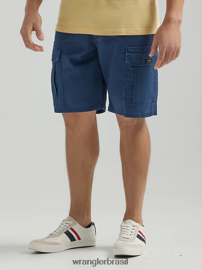 Wrangler short cargo premium cinco estrelas almirante azul (112336283) homens roupas 00LN6N517