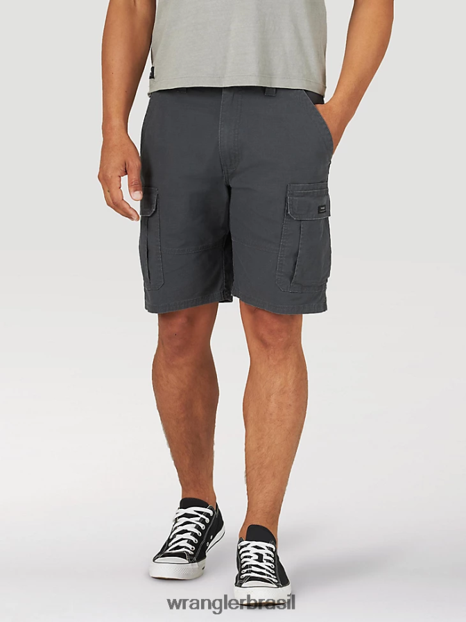 Wrangler short cargo premium cinco estrelas antracite (112314952) homens roupas 00LN6N515