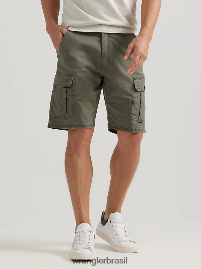 Wrangler short cargo premium cinco estrelas azeitona (112336221) homens roupas 00LN6N521