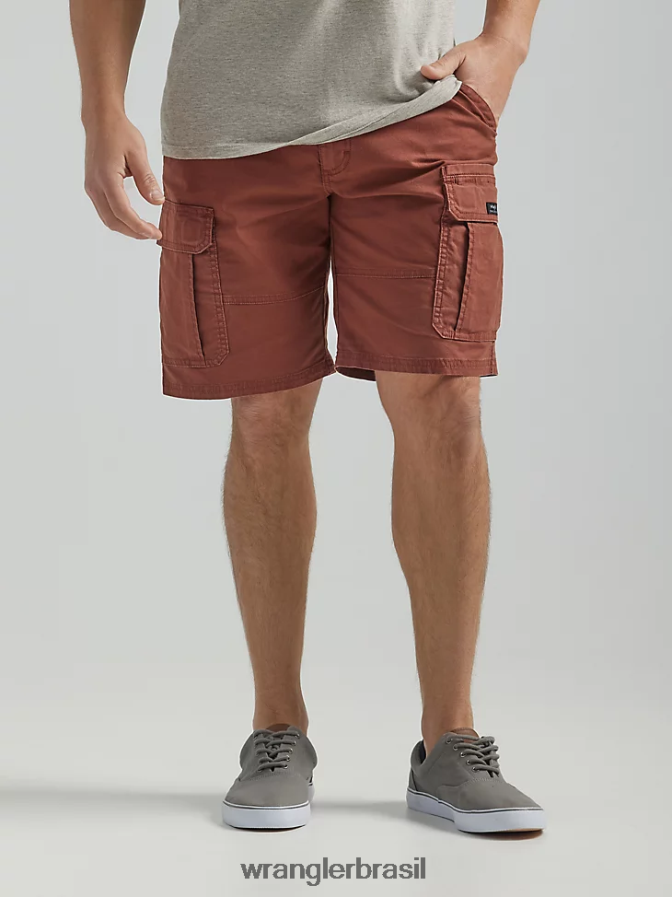 Wrangler short cargo premium cinco estrelas canela (112336288) homens roupas 00LN6N516