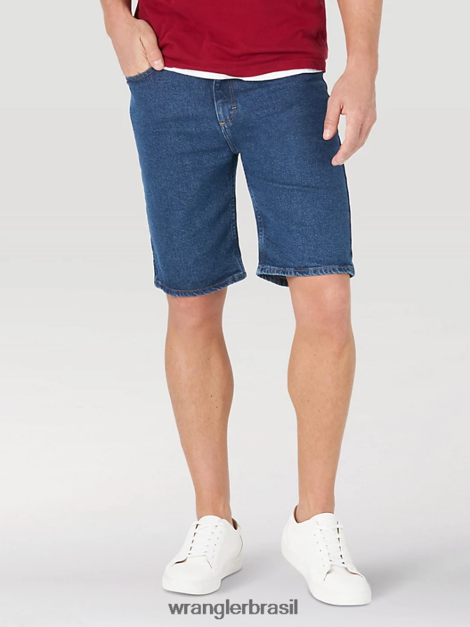 Wrangler short jeans relaxado authentics pedra escura (10zm2s0dx) homens roupas 00LN6N587